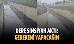Dere simsiyah aktı: Gerekeni yapacağım