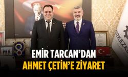 Emir Tarcan’dan Ahmet Çetin’e ziyaret