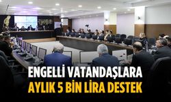 Engelli vatandaşlara aylık 5 bin lira destek