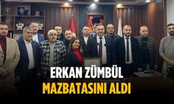 Erkan Zümbül mazbatasını aldı