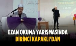 Ezan okuma yarışmasında birinci Kapaklı’dan