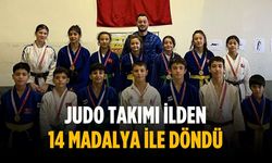 Judo takımı ilden 14 madalya ile döndü