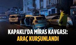 Kapaklı'da miras kavgası: araç kurşunlandı