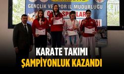 Karate takımı şampiyonluk kazandı