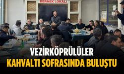 Vezirköprülüler kahvaltı sofrasında buluştu