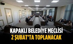 Kapaklı Belediye Meclisi 2 Şubat’ta toplanacak