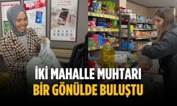 İki mahalle muhtarı bir gönülde buluştu