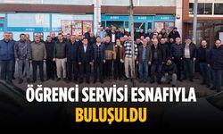 Öğrenci servisi esnafıyla buluşuldu