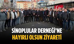 Sinoplular Derneği’ne hayırlı olsun ziyareti