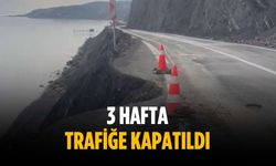 3 hafta trafiğe kapatıldı
