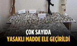 Çok sayıda yasaklı madde ele geçirildi