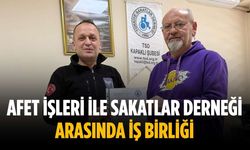 Afet işleri ile Sakatlar Derneği arasında iş birliği