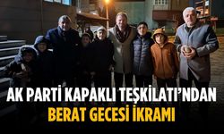 AK Parti Kapaklı Teşkilatı’ndan Berat Gecesi ikramı
