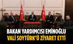 Bakan Yardımcısı Eminoğlu Vali Soytürk’ü ziyaret etti