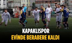Kapaklıspor evinde berabere kaldı