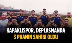 Kapaklıspor, deplasmanda 3 puanın sahibi oldu