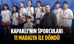 Kapaklı’nın sporcuları 11 madalya ile döndü