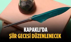 Kapaklı’da şiir gecesi düzenlenecek