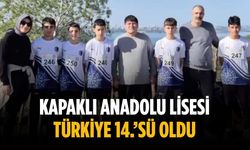 Kapaklı Anadolu Lisesi Türkiye 14.’sü oldu