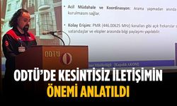 ODTÜ’de kesintisiz iletişimin önemi anlatıldı