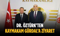 Dr. Öztürk’ten Kaymakam Gürdal’a ziyaret