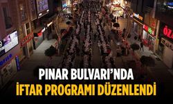 Pınar Bulvarı’nda iftar programı düzenlendi