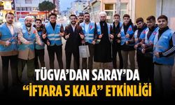 TÜGVA’dan Saray’da “İftara 5 Kala” etkinliği