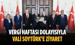 Vergi Haftası dolayısıyla Vali Soytürk’e ziyaret