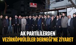 AK Partililerden Vezirköprülüler Derneği’ne ziyaret