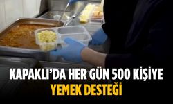 Kapaklı’da her gün 500 kişiye yemek desteği