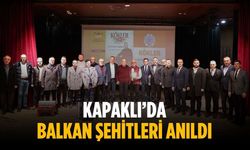 Kapaklı’da Balkan şehitleri anıldı