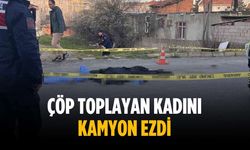 Çöp toplayan kadını kamyon ezdi