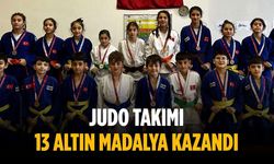 Judo takımı 13 altın madalya kazandı