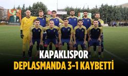 Kapaklıspor deplasmanda 3-1 kaybetti