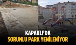 Kapaklı’da sorunlu park yenileniyor