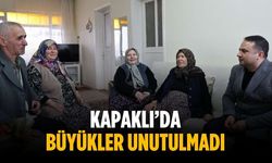 Kapaklı’da büyükler unutulmadı