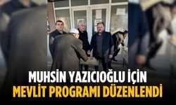 Muhsin Yazıcıoğlu için mevlit programı düzenlendi