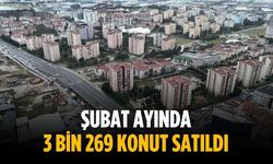 Şubat ayında 3 bin 269 konut satıldı