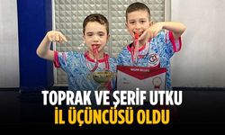 Toprak ve Şerif Utku il üçüncüsü oldu