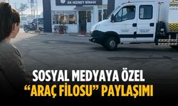 Sosyal medyaya özel “araç filosu” paylaşımı