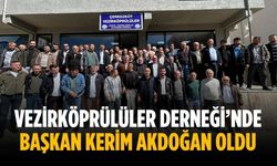 Vezirköprülüler Derneği’nde başkan Kerim Akdoğan oldu
