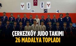 Çerkezköy Judo Takımı 26 madalya topladı