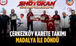 Çerkezköy Karete Takımı madalya ile döndü