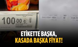 Etikette başka, kasada başka fiyat!