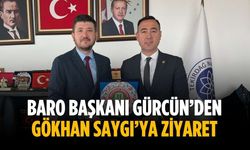 Baro Başkanı Gürcün’den Gökhan Saygı’ya ziyaret