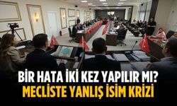 Bir hata iki kez yapılır mı? Mecliste yanlış isim krizi