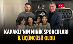 Kapaklı’nın minik sporcuları il üçüncüsü oldu