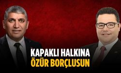 “Kapaklı halkına özür borçlusun”