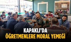 Kapaklı’da öğretmenlere moral yemeği