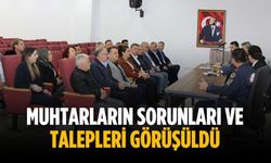 Muhtarların sorunları ve talepleri görüşüldü